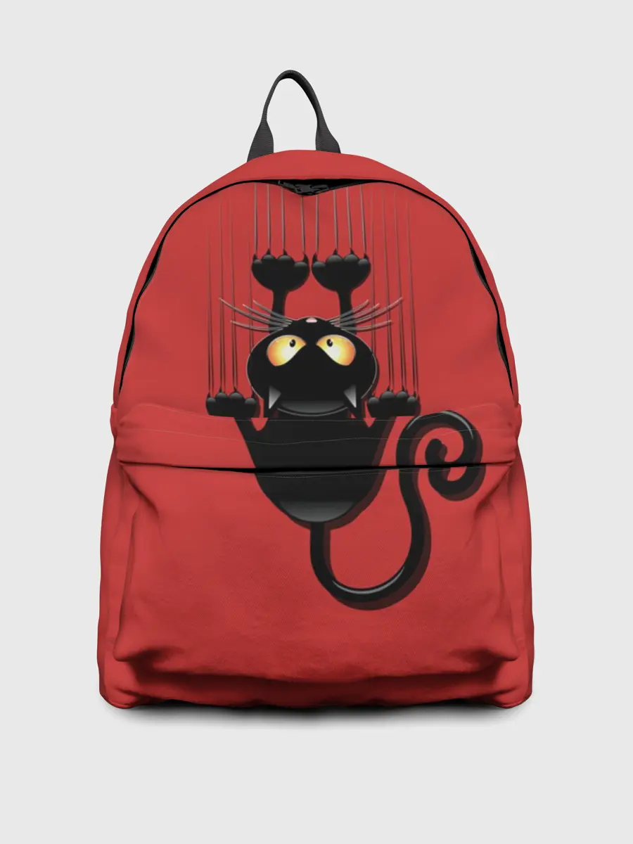 Рюкзак джинсовый / Черный Кот