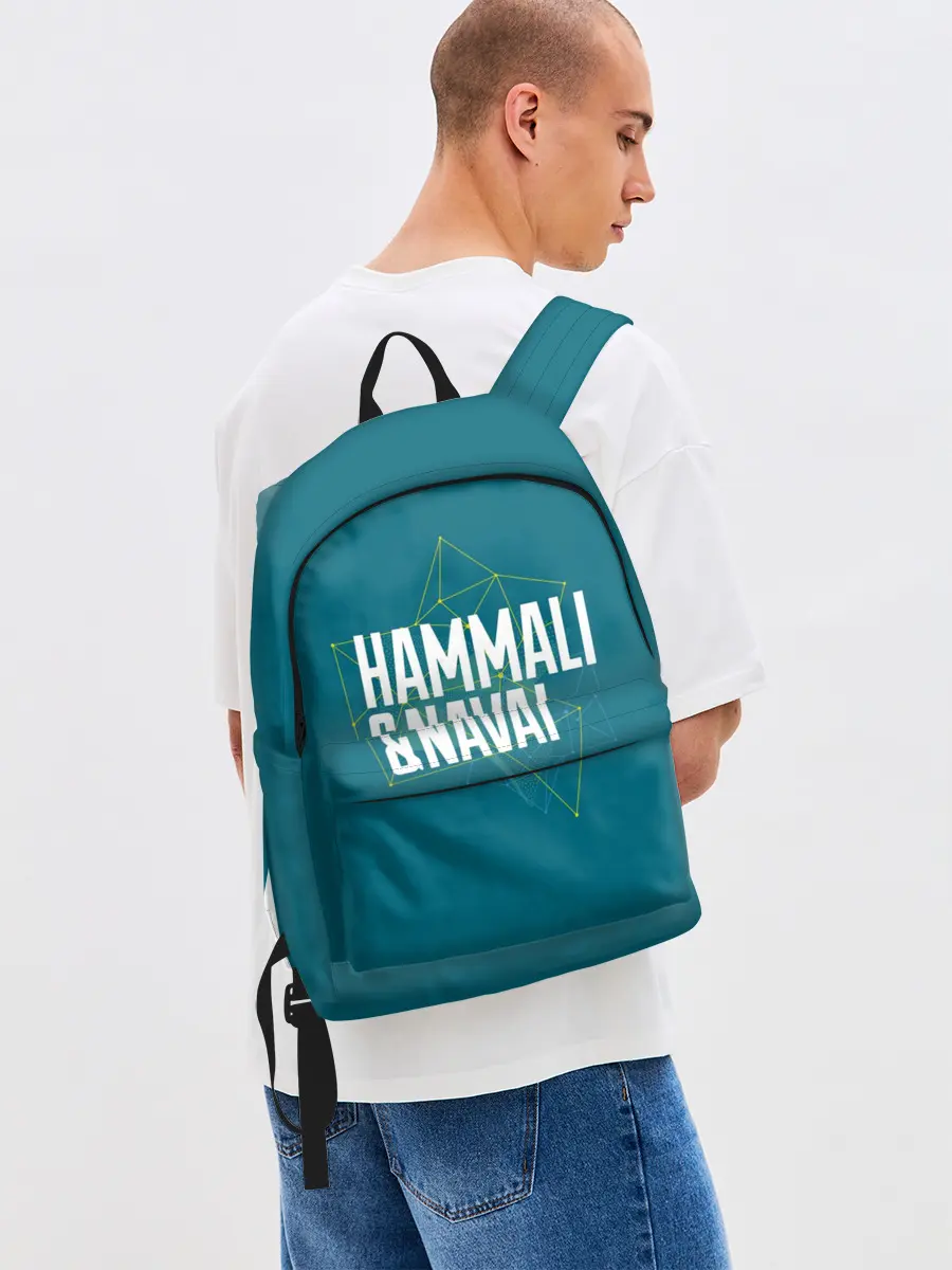Рюкзак джинсовый / HammAli Navai blue