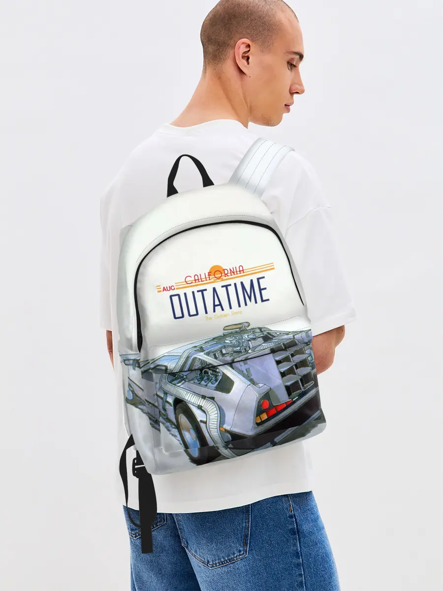 Рюкзак джинсовый / De Lorean Outatime