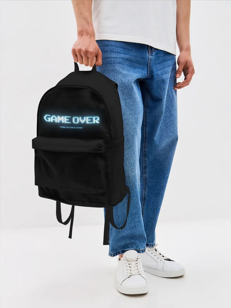 Рюкзак джинсовый / Game Over