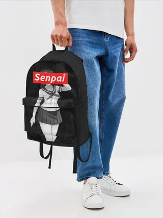 Рюкзак джинсовый / СЕНПАЙ - SENPAI