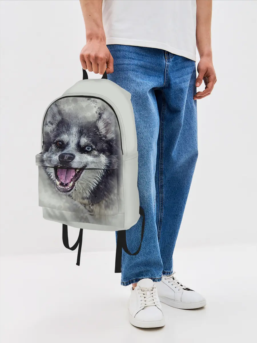 Рюкзак джинсовый / Хаска