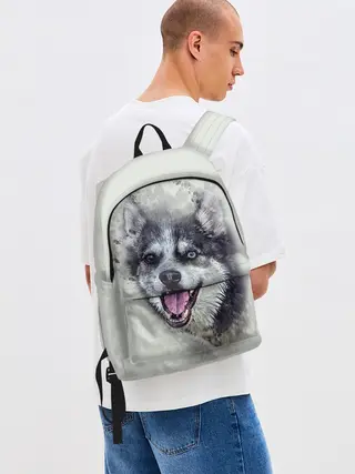 Рюкзак джинсовый / Хаска