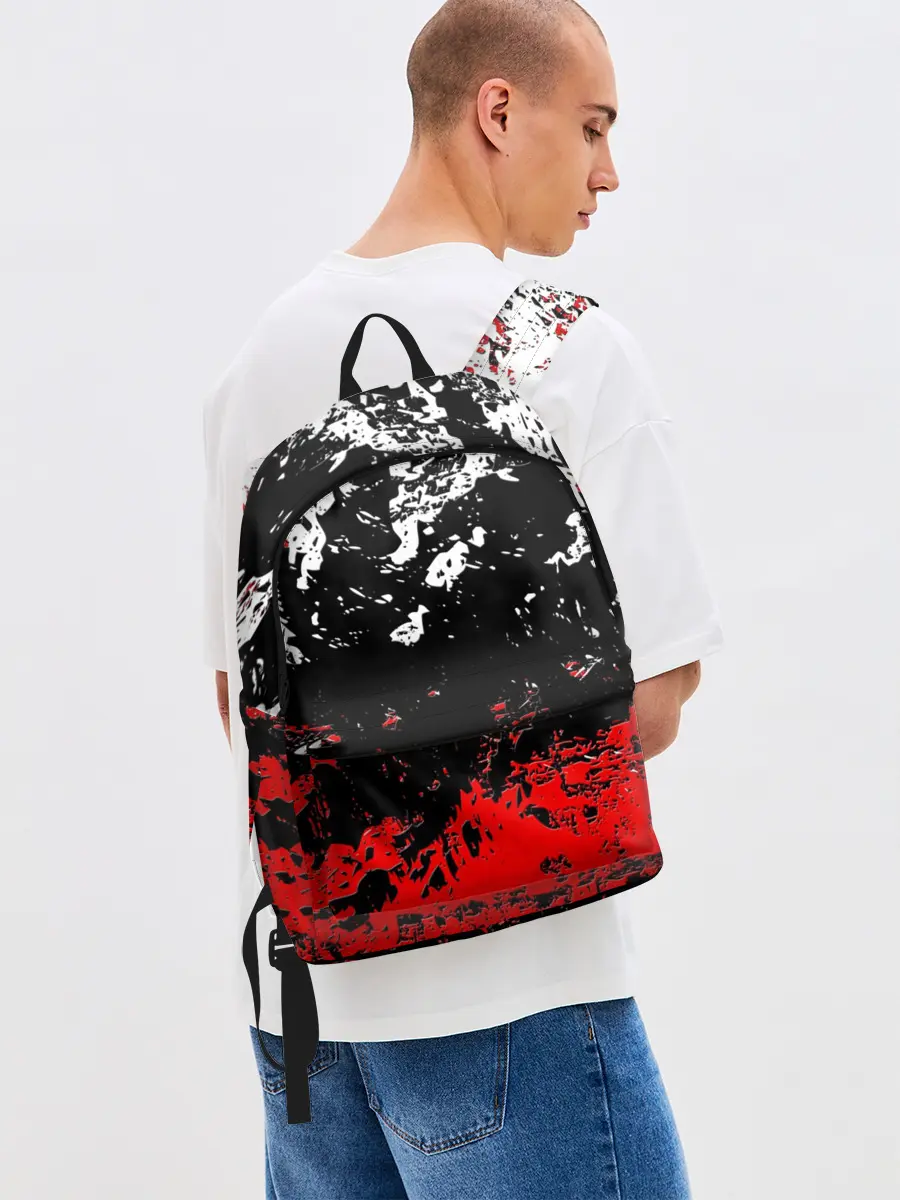 Рюкзак джинсовый / БРЫЗГИ КРАСОК