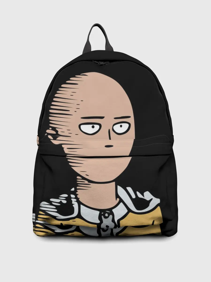 Рюкзак джинсовый / One-Punch Man Ванпачмен