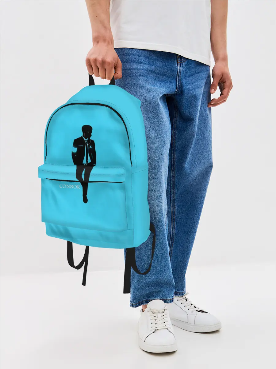 Рюкзак джинсовый / Connor. Detroit: Become Human