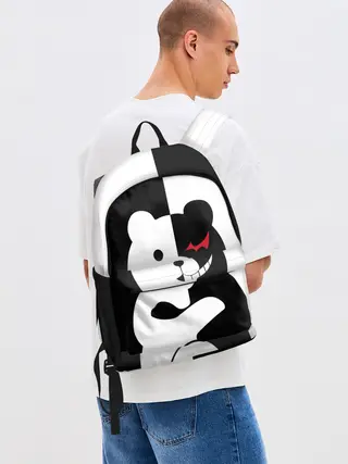 Рюкзак джинсовый / MONOKUMA / МОНОКУМА