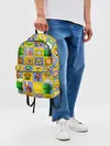 Рюкзак джинсовый / Super Mario Pop art