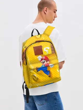 Рюкзак джинсовый / Супер Марио