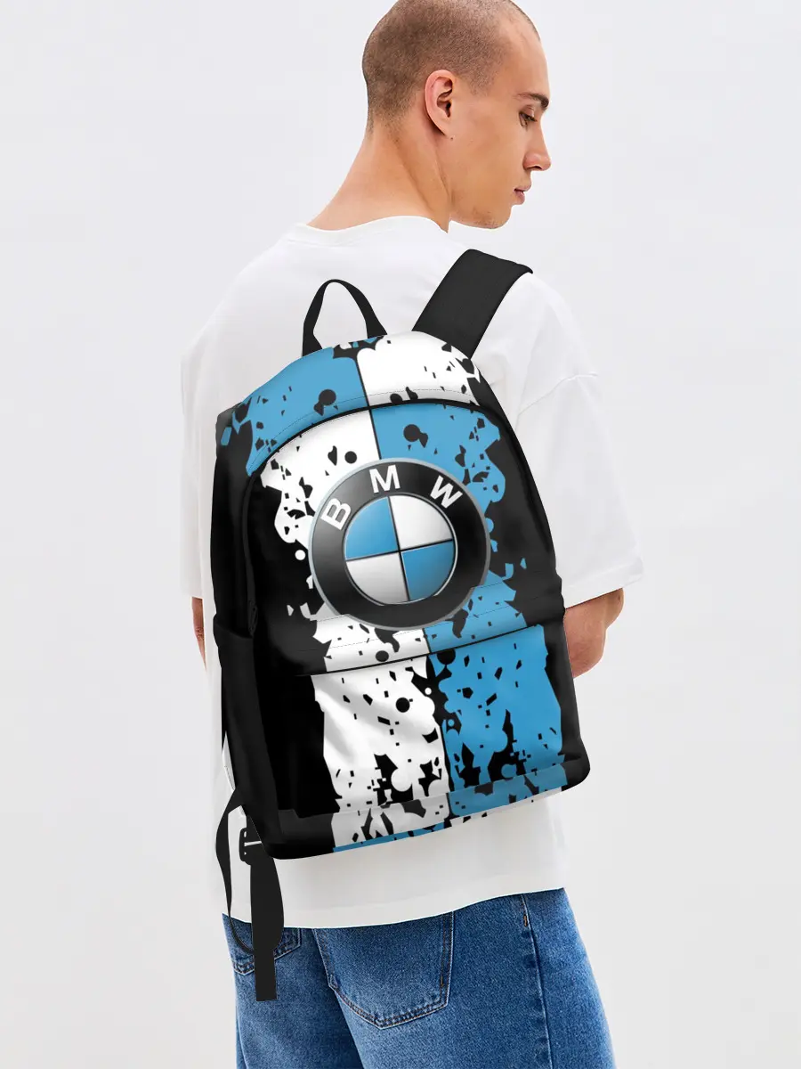 Рюкзак джинсовый / BMW sign