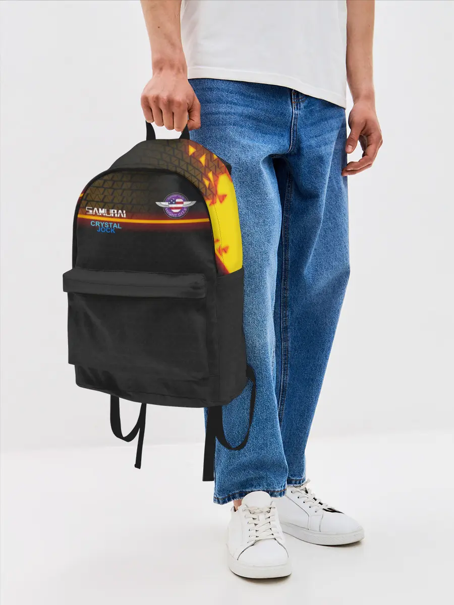 Рюкзак джинсовый / CYBERPUNK 2077 SAMURAI