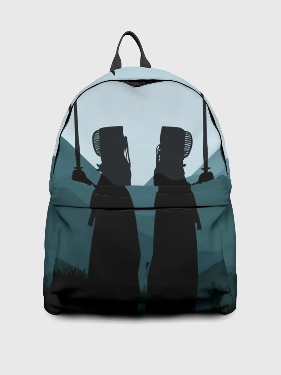 Рюкзак джинсовый / Тренировка кендо