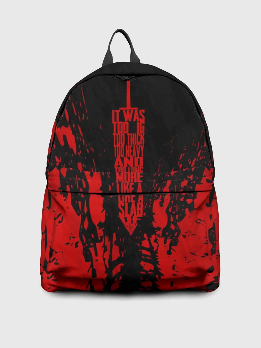 Рюкзак джинсовый / BERSERK sword red