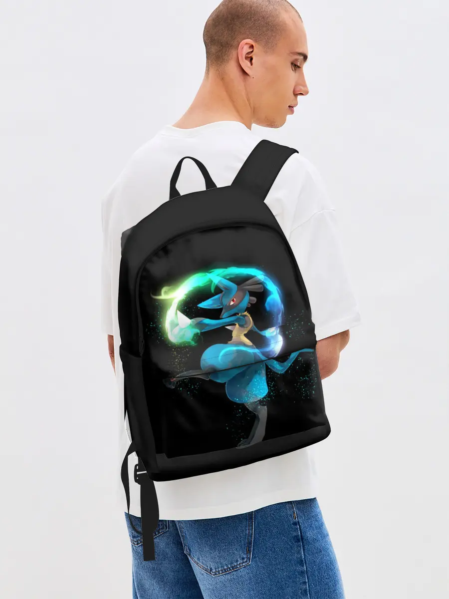 Рюкзак джинсовый / Pokemon art