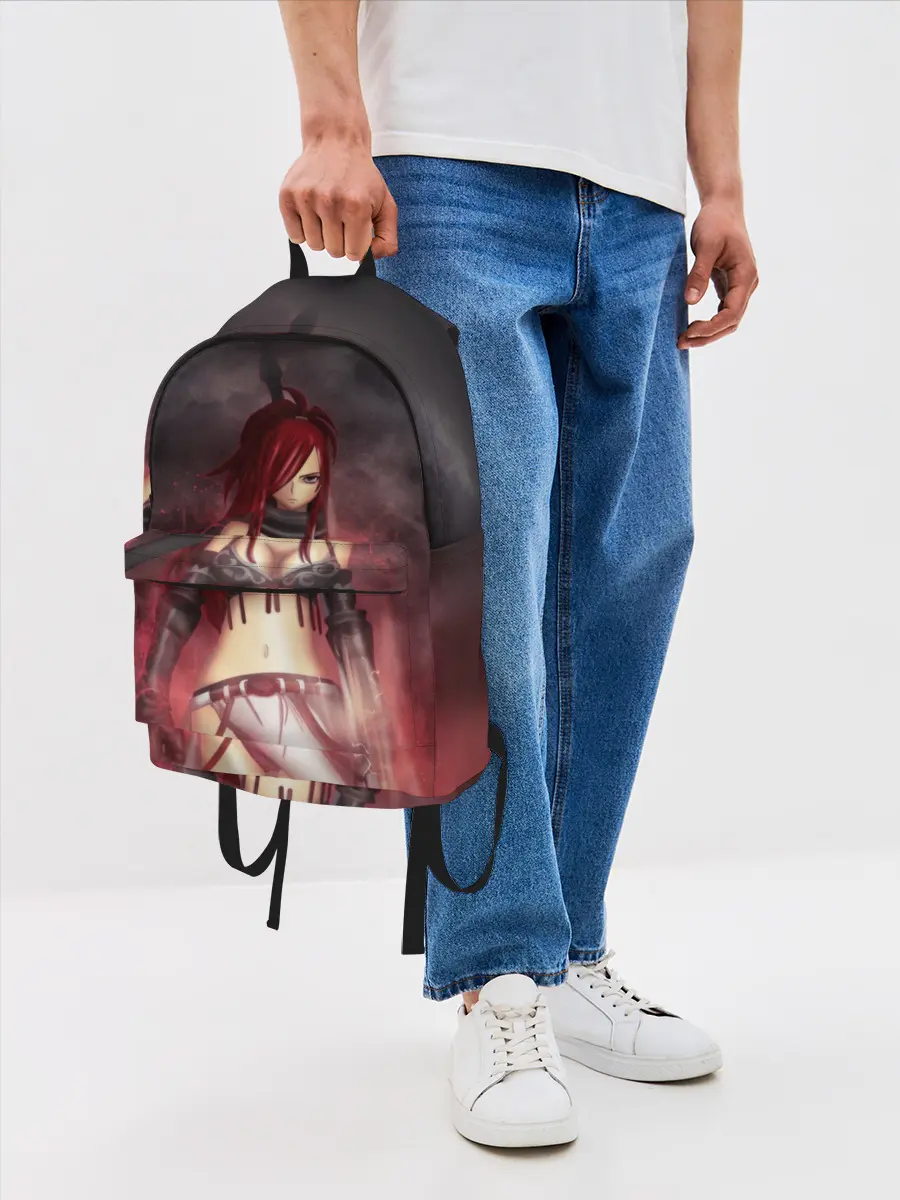 Рюкзак джинсовый / Алая Эльза