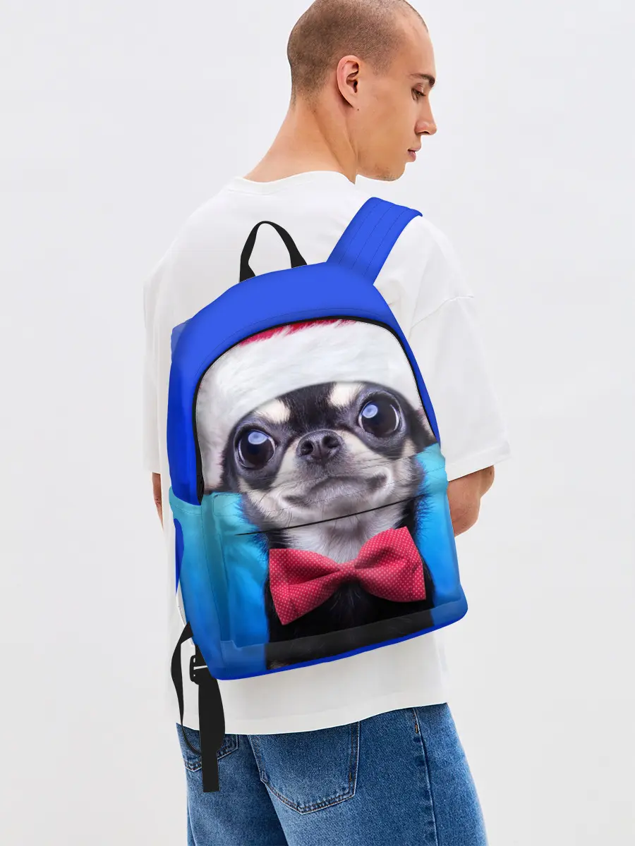 Рюкзак джинсовый / рождество