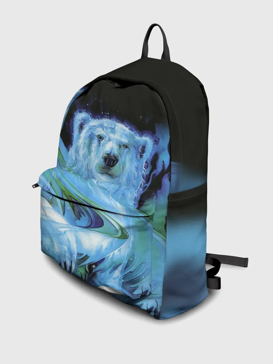 Рюкзак джинсовый / Мишка на Севере