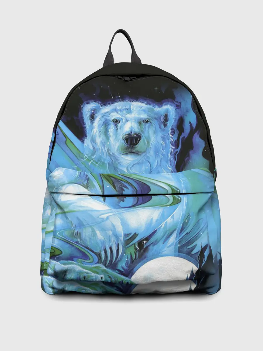 Рюкзак джинсовый / Мишка на Севере