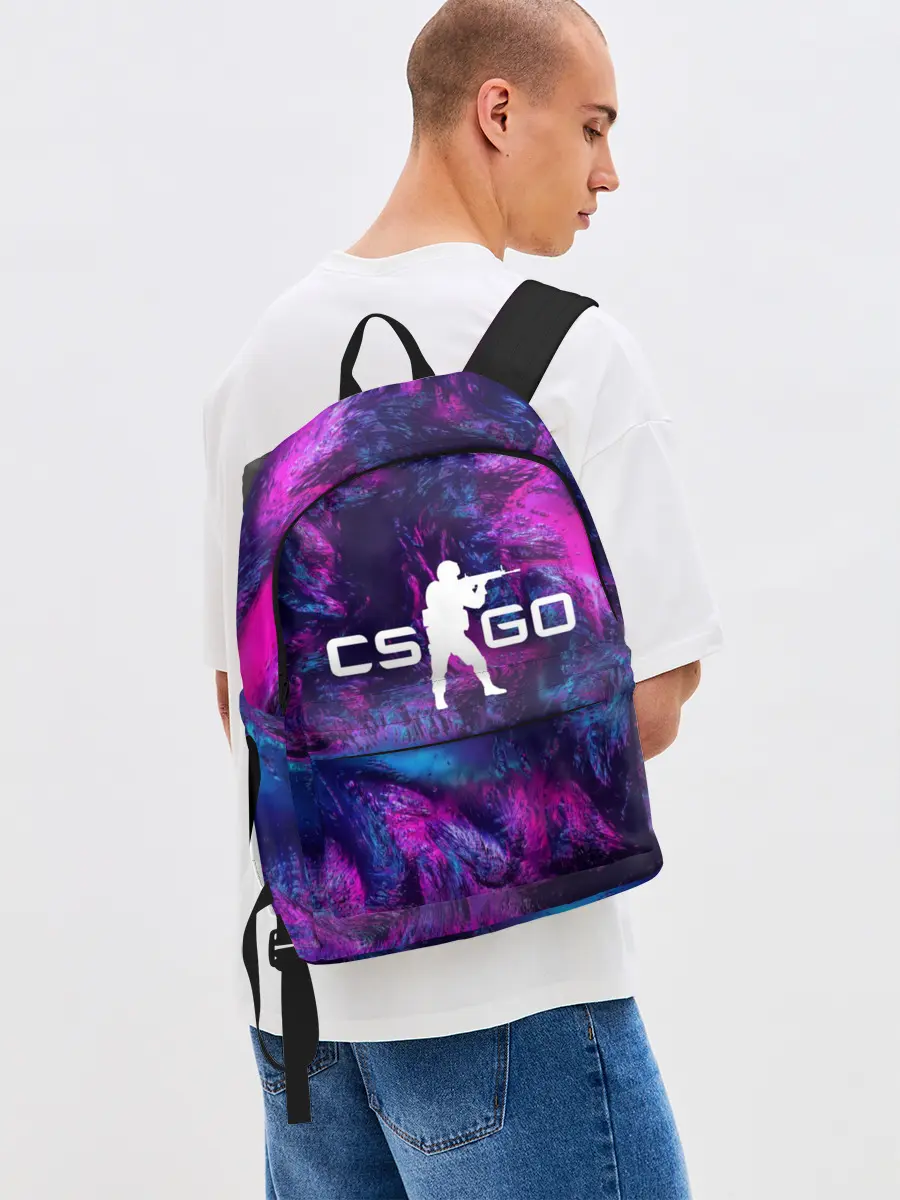 Рюкзак джинсовый / CS GO HYPER BEAST LANDSCAPE