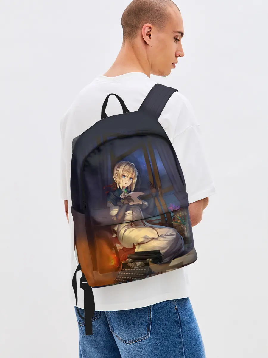 Рюкзак джинсовый / Violet Evergarden