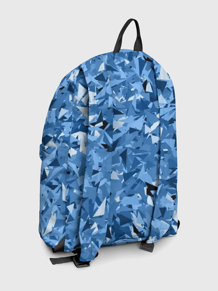 Рюкзак джинсовый / Сине-бело-голубой лев