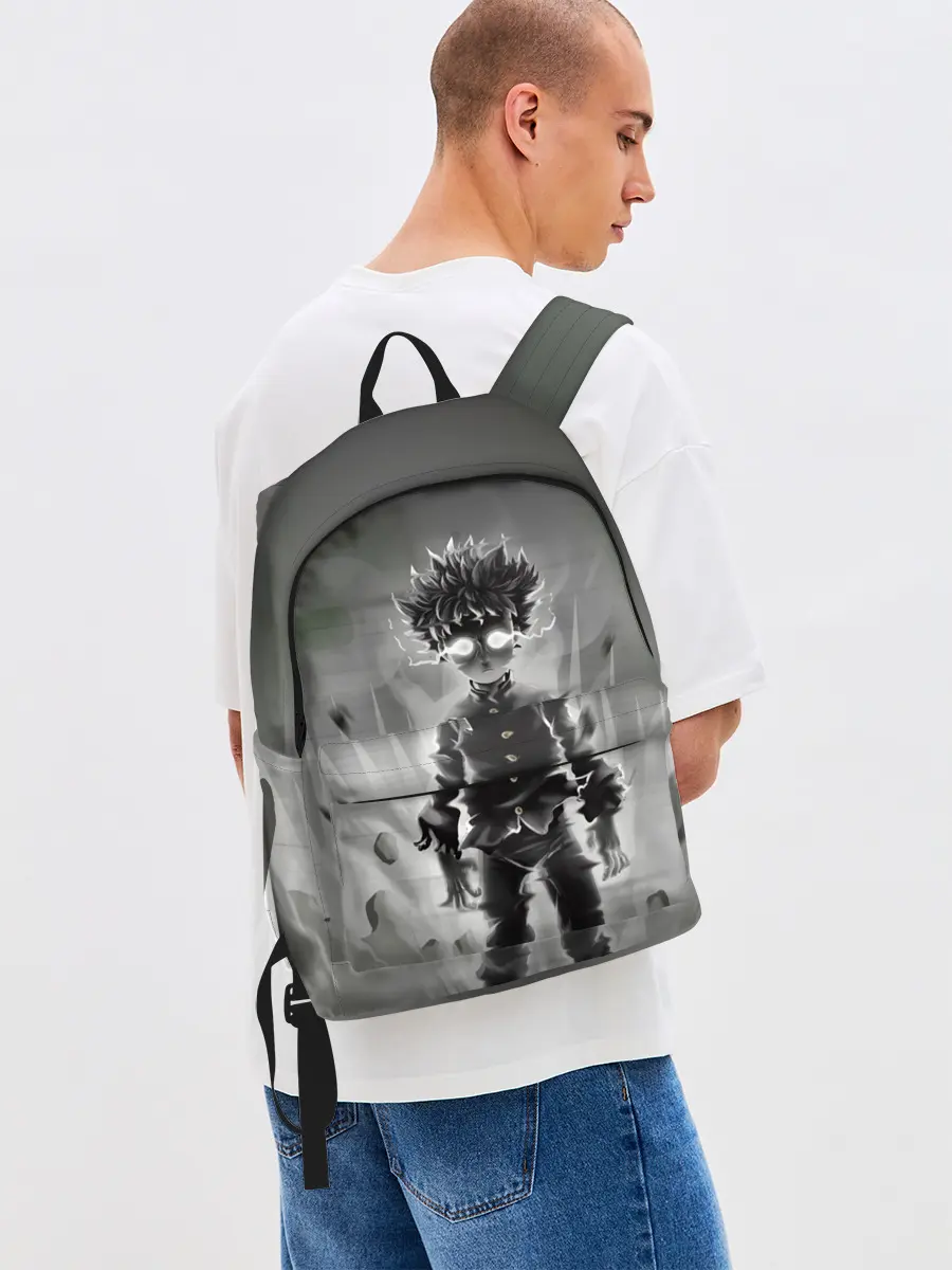 Рюкзак джинсовый / Mob Psycho