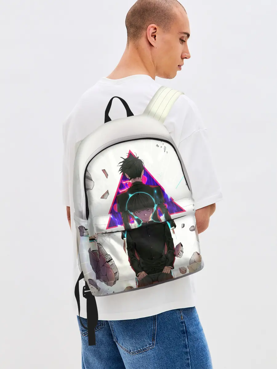 Рюкзак джинсовый / Моб Психо 100