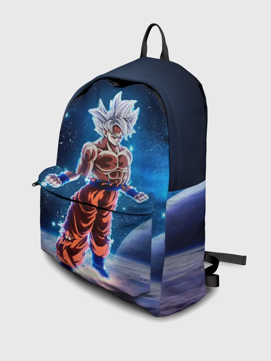Рюкзак джинсовый / Goku on a planet