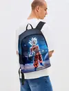 Рюкзак джинсовый / Goku on a planet