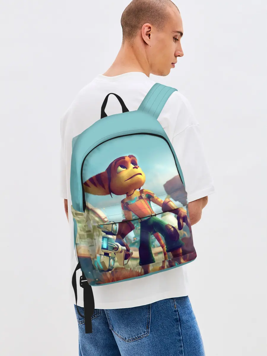 Рюкзак джинсовый / Ratchet and Clank