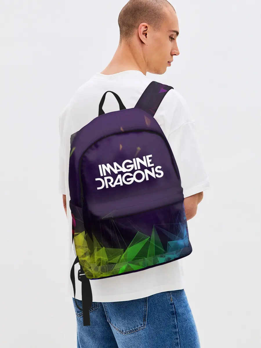 Рюкзак джинсовый / IMAGINE DRAGONS