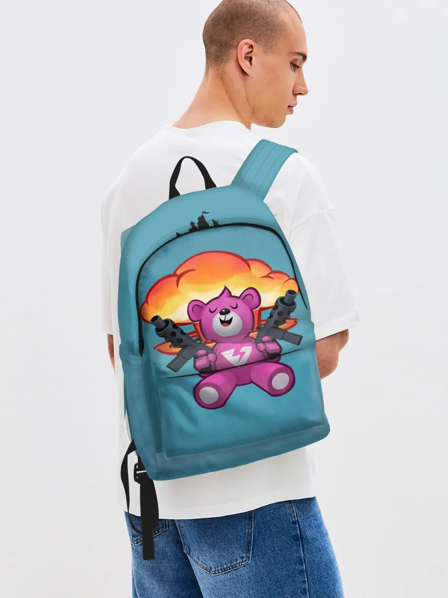 Рюкзак джинсовый / Fortnite Bear