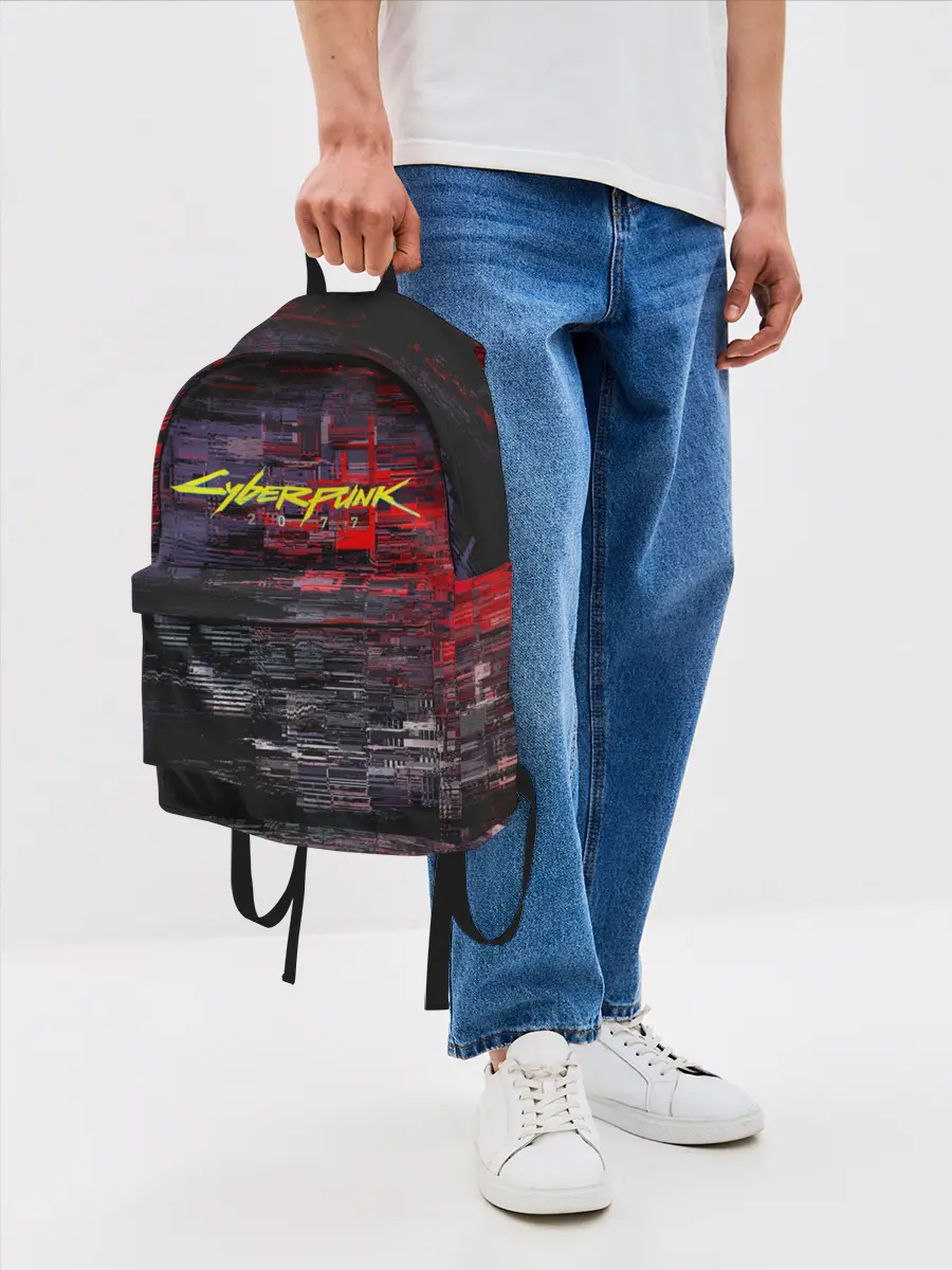 Рюкзак джинсовый / CyberPunk 2077