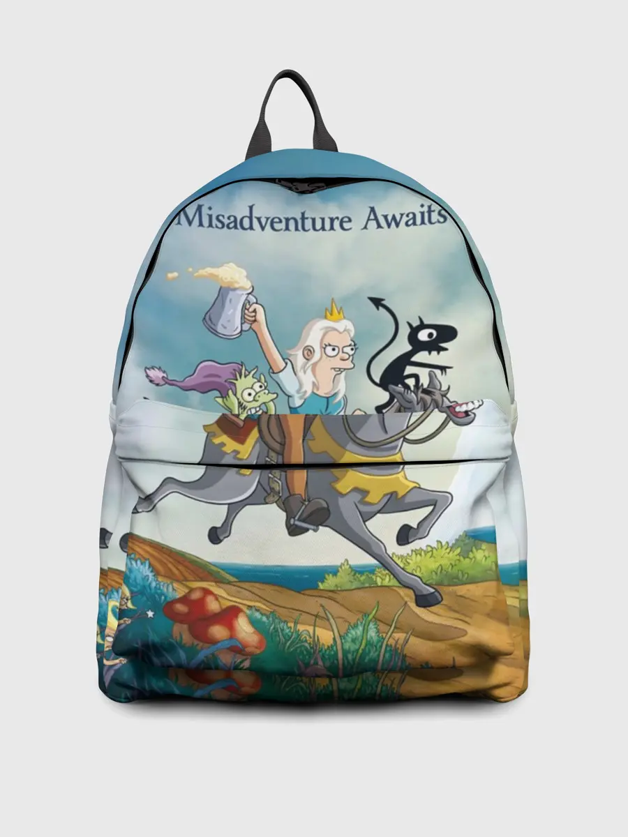 Рюкзак джинсовый / Misadventure Awaits