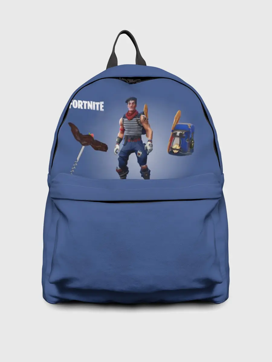 Рюкзак джинсовый / Fortnite Fan Art