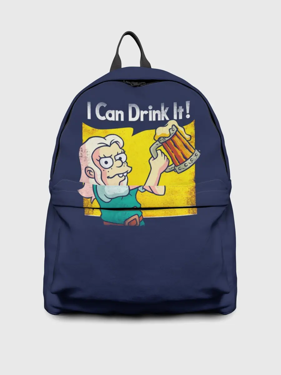 Рюкзак джинсовый / Disenchantment.I Can Drink It!