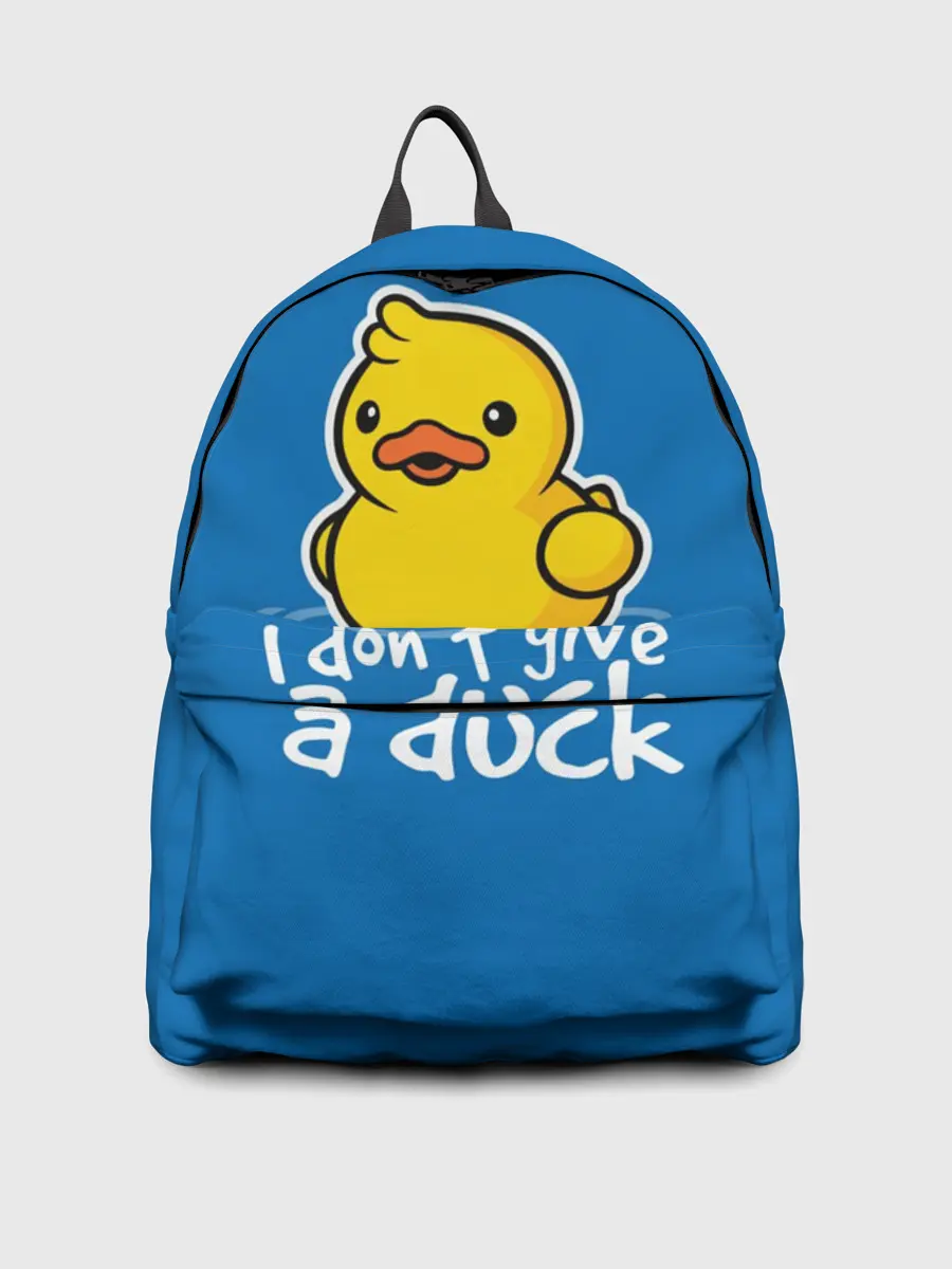 Рюкзак джинсовый / I Dont Give a Duck