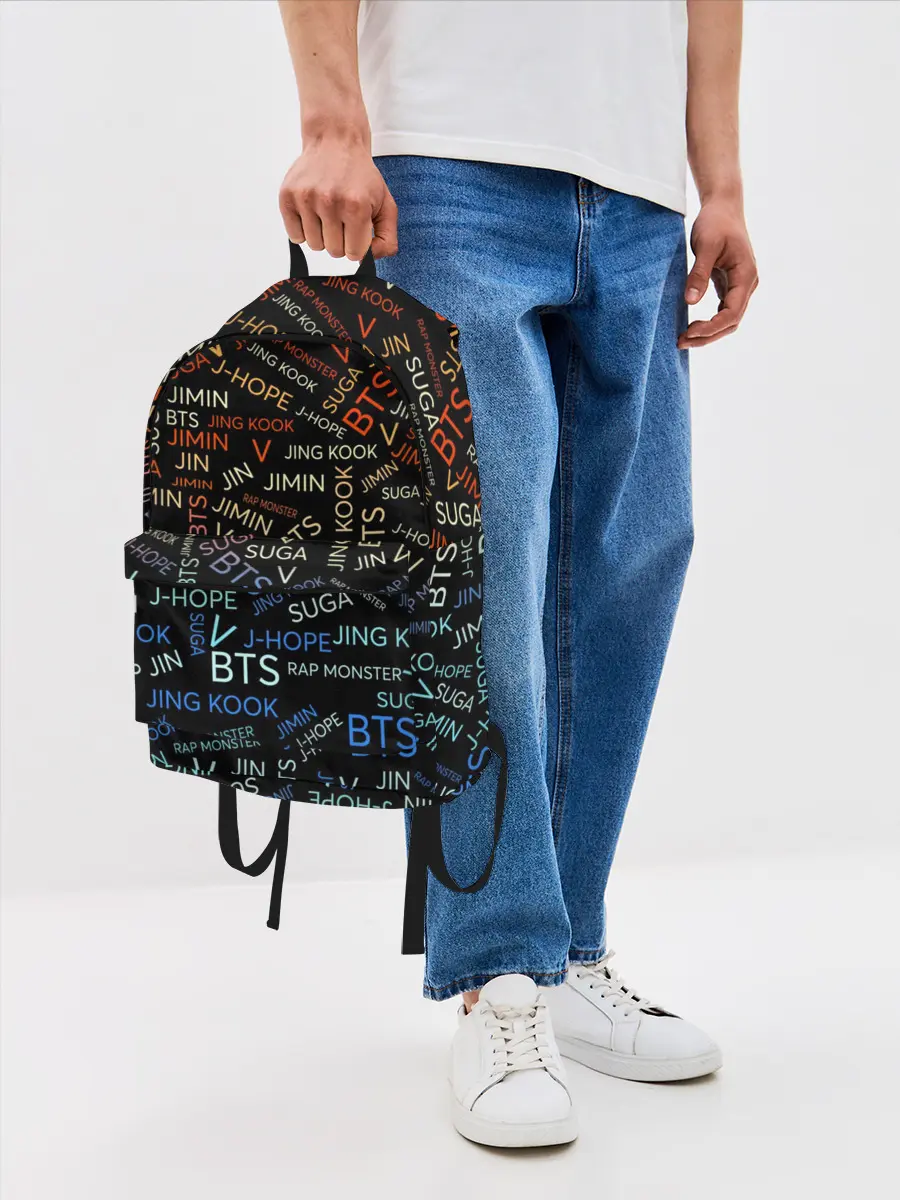 Рюкзак джинсовый / BTS