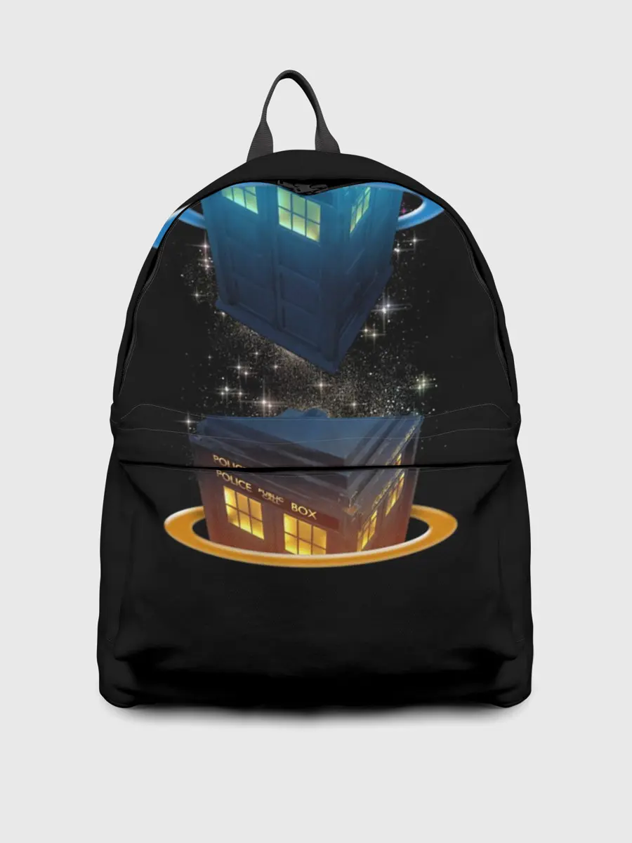 Рюкзак джинсовый / Тардис в Портале