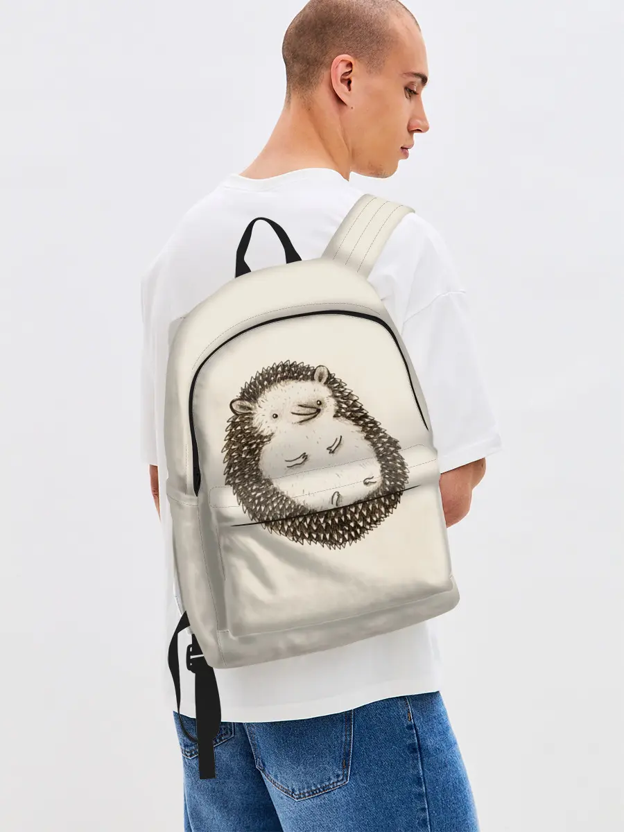 Рюкзак джинсовый / Пузико Ежика