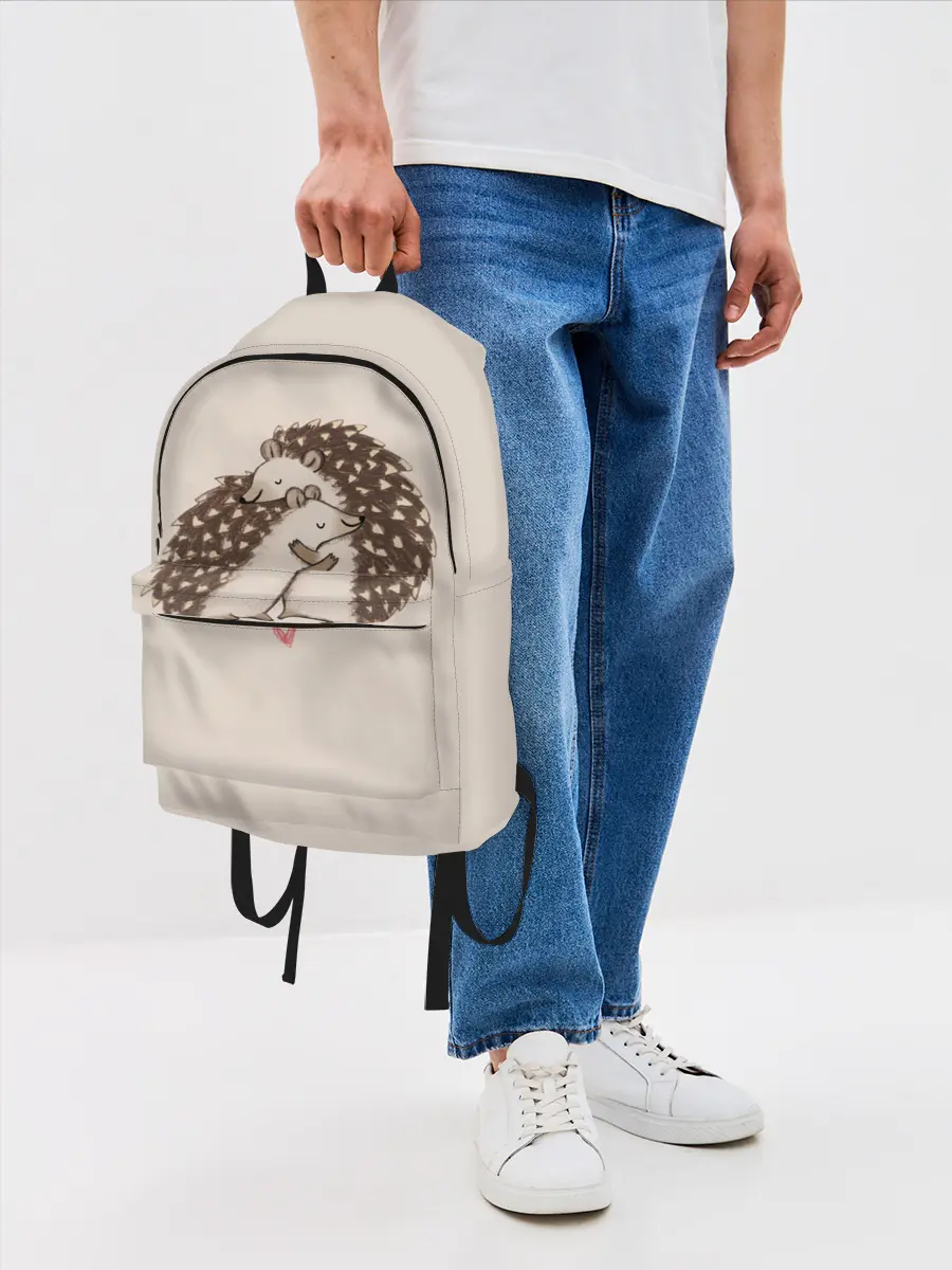 Рюкзак джинсовый / Любовь Ежиков