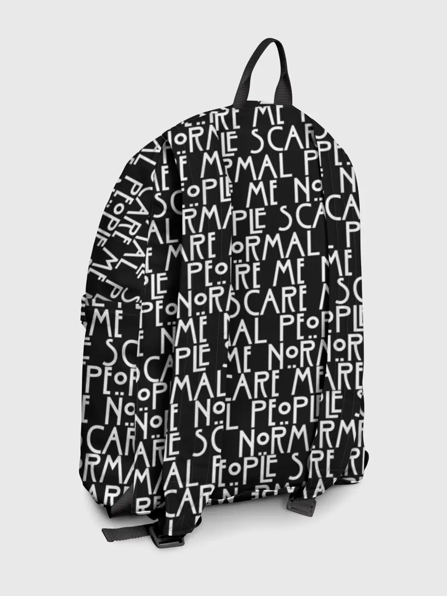 Рюкзак джинсовый / NORMAL PEOPLE SCARE ME