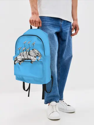 Рюкзак джинсовый / Бумажный Слон