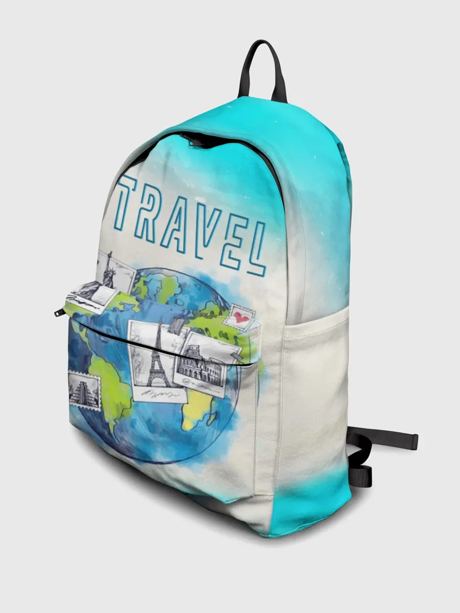 Рюкзак джинсовый / Путешествуй!