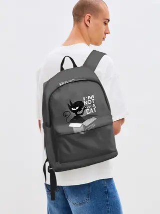 Рюкзак джинсовый / Disenchantment. Im not a Cat