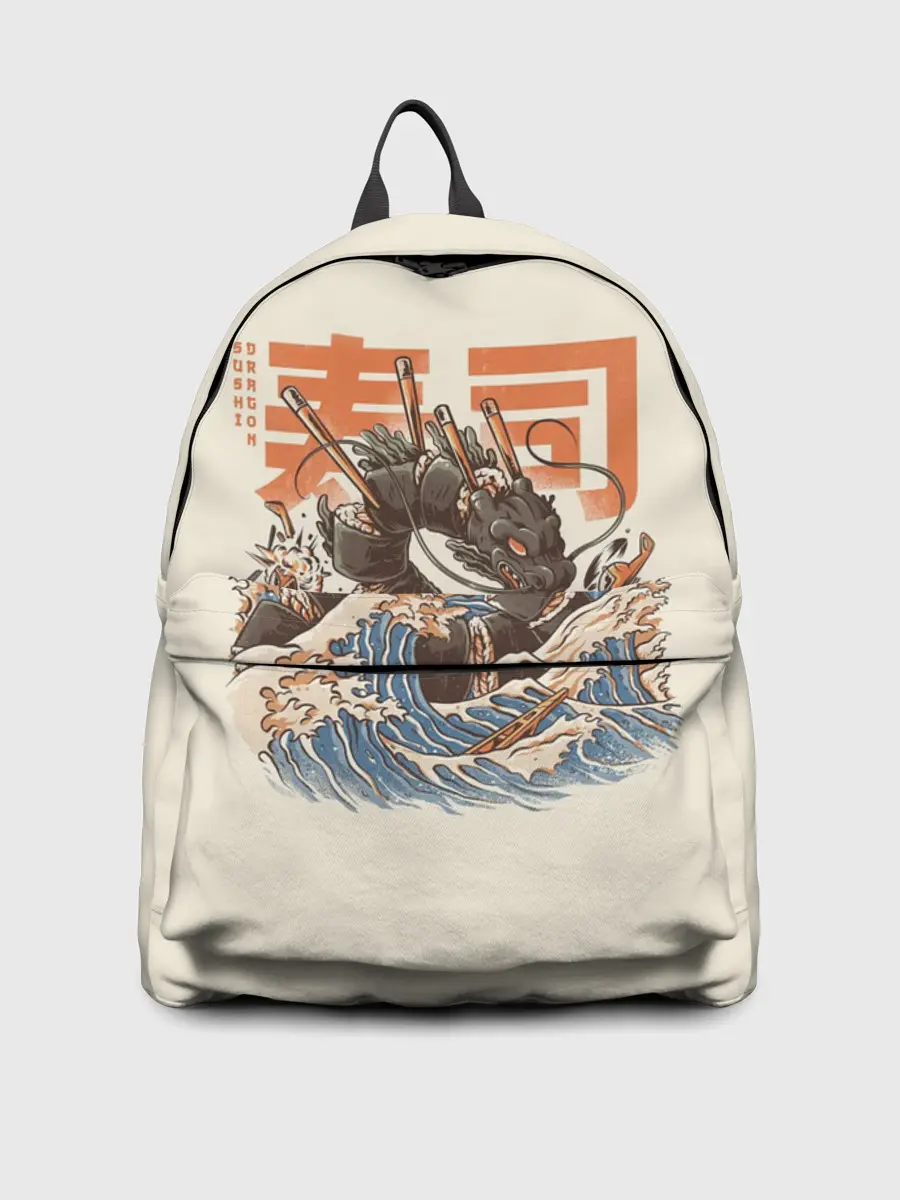 Рюкзак джинсовый / Great Sushi Dragon