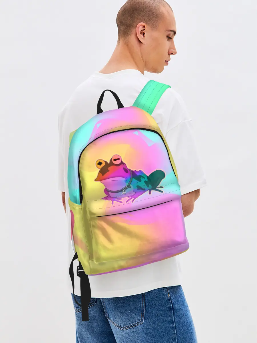 Рюкзак джинсовый / Кислотная Гипножаба