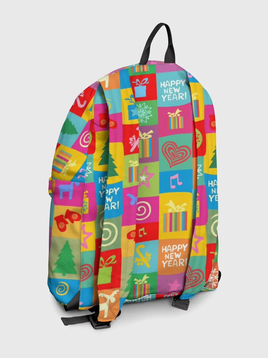 Рюкзак джинсовый / Новогодний коллаж