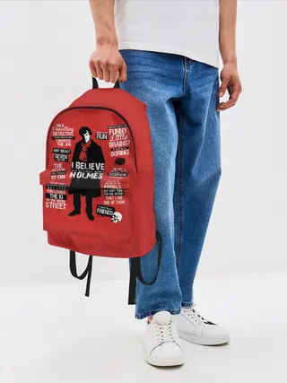Рюкзак джинсовый / Шерлок