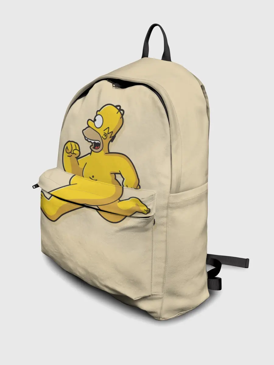 Рюкзак джинсовый / Гомер на Пробежке